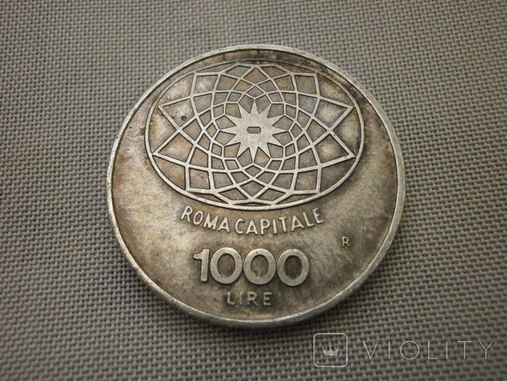 1000 лір 1970 р., фото №3