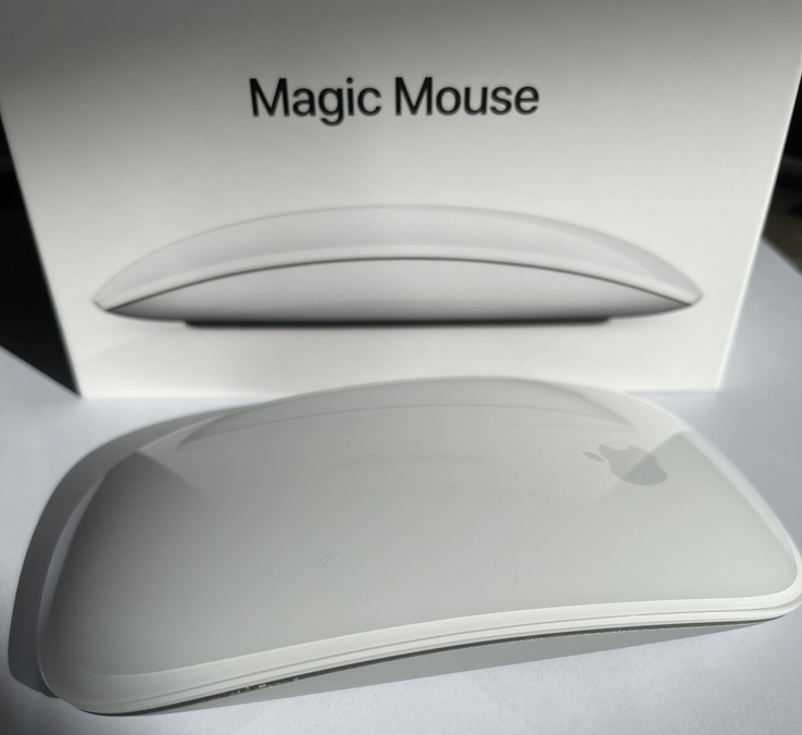 Миша Apple Magic Mouse (White) MK2E3, абсолютно нова, у використанні не була чек з Цитрус, photo number 2