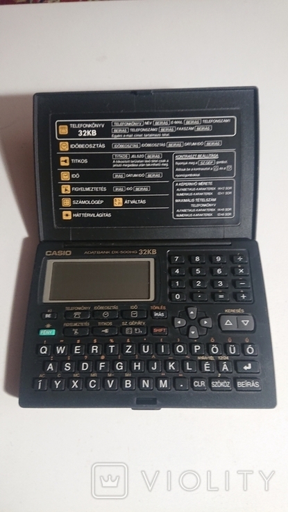 CASIO DX-500HG DATABANK 32kb (Калькулятор менеджера 1997), фото №2