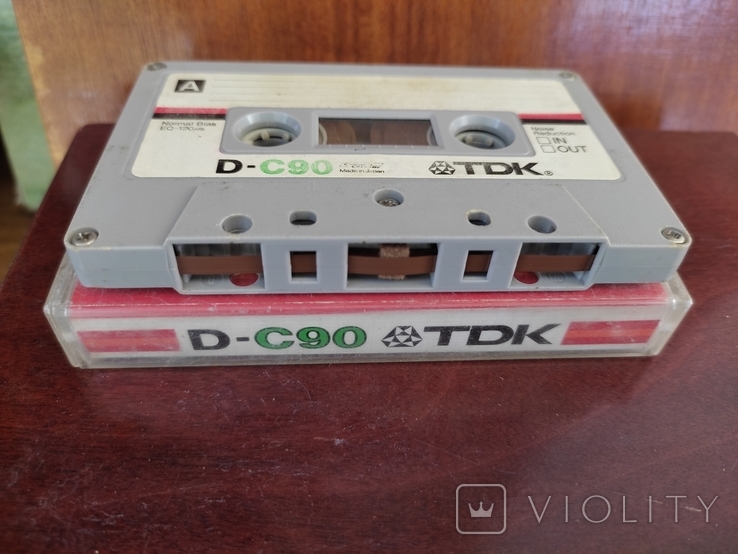 Винтаж. Аудиокассета TDK, D--C90.Japan, фото №3
