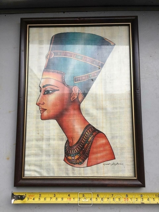 Modern Egyptian papyrus framed under glass, photo number 4