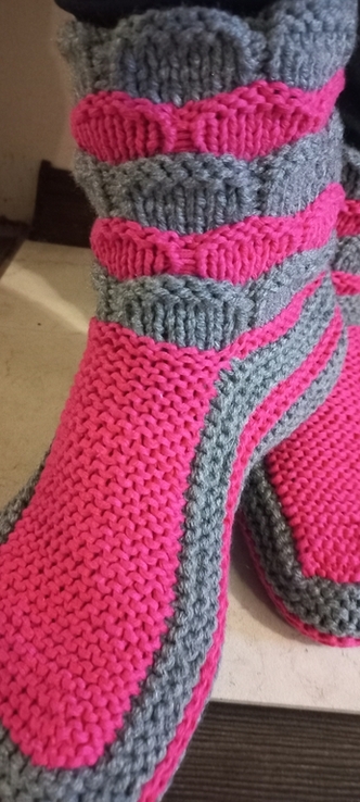 Шкарпетки Носки Домашние тёплые женские, фото №4