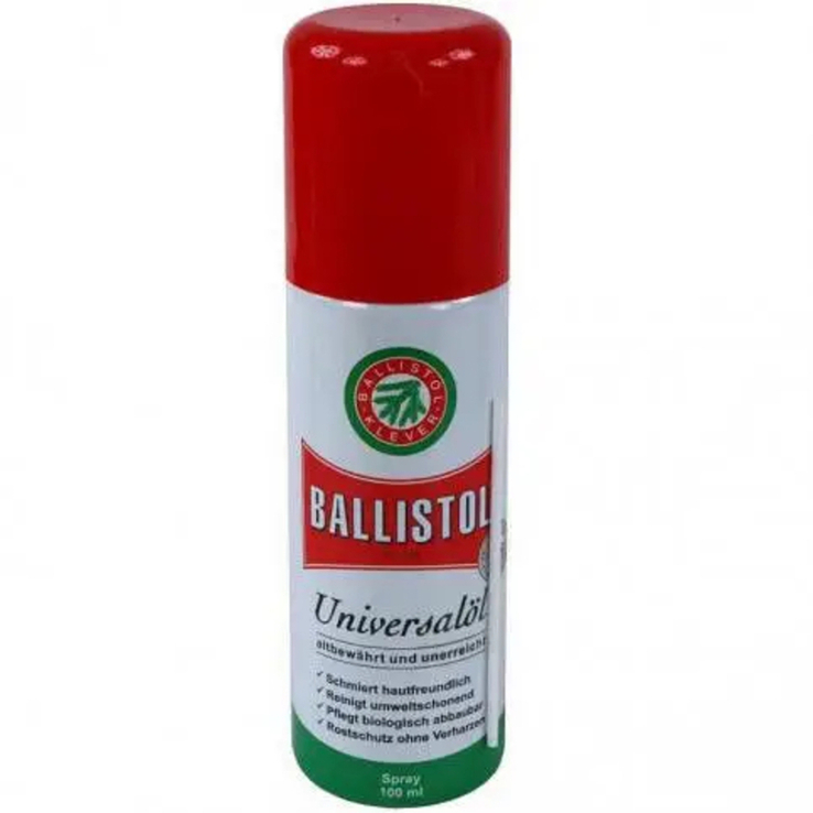Масло збройове Ballistol Oil 100 мл.(універсальне аерозоль) Балістол.