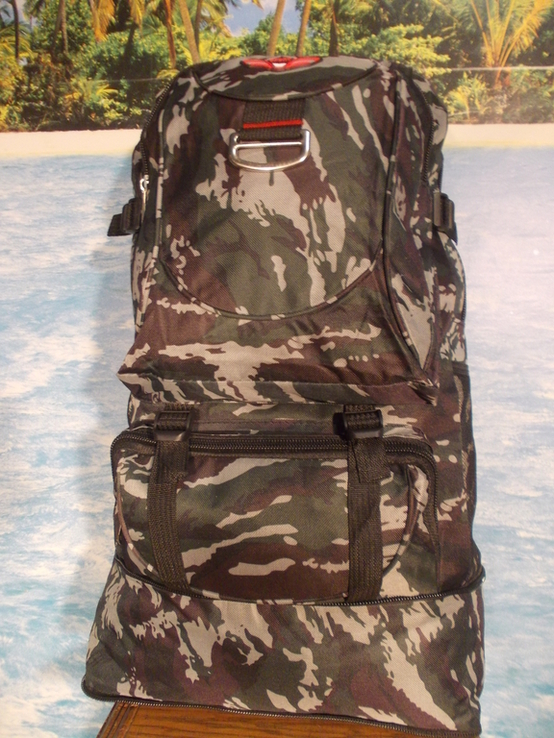 Рюкзак легкий камуфляжный 40 литров трансформер, numer zdjęcia 3
