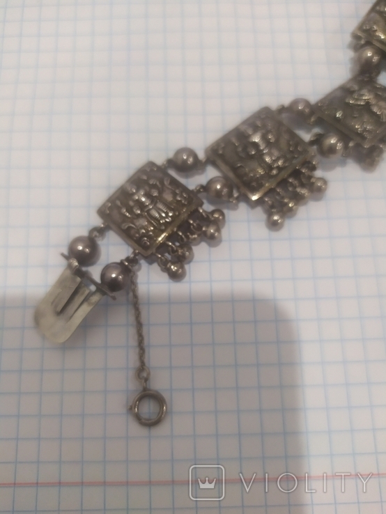 Ожерелье серебро, фото №11