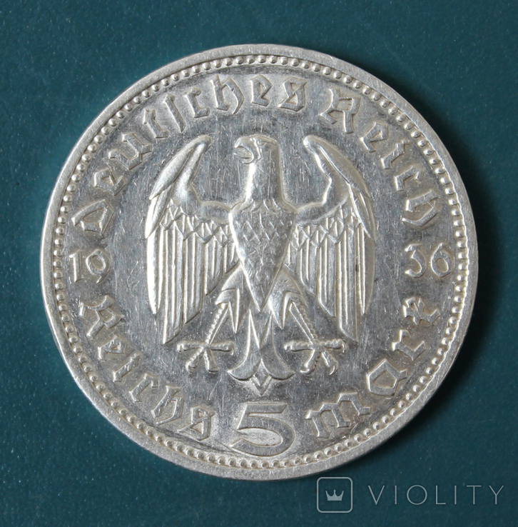 5 марок 1936(А), фото №3