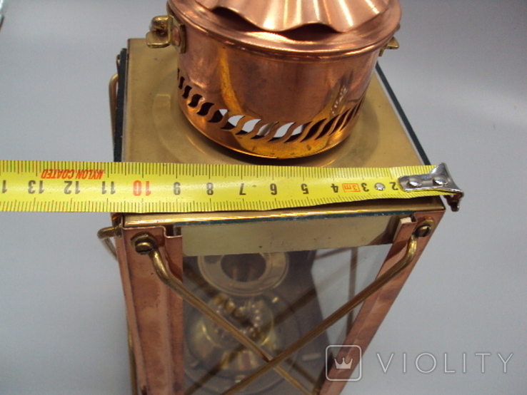 Ручний світильник Holland lantern Нідерланди металеве скло висота 25,5 см, фото №4