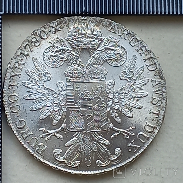 Талер Марии-Терезии, серебро 0.833, 28.08 грамма, фото №3
