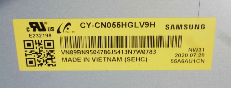 Main board BN41-02703, BN41-02703C, Bn94-00033M SAMSUNG UE55RU7300, фото №6