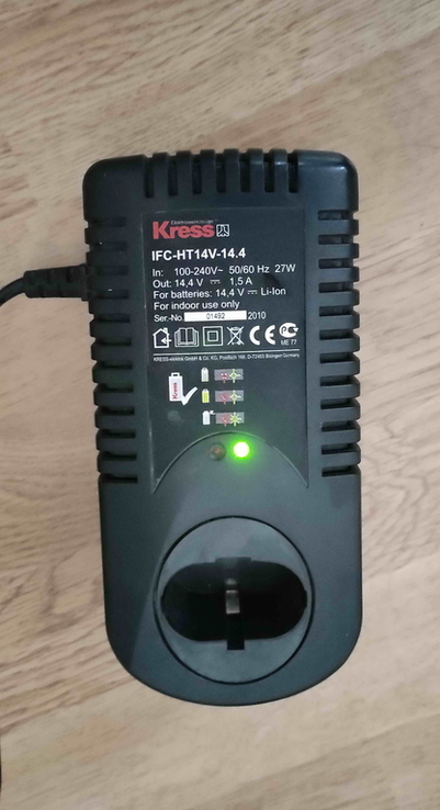 Зарядное устройство KRESS IFC-HT 14V-14.4 ., фото №3
