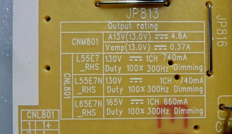 Блок питания BN44-00932S BN44-00932Q Bn44-00932R SAMSUNG UE55RU7300, numer zdjęcia 4