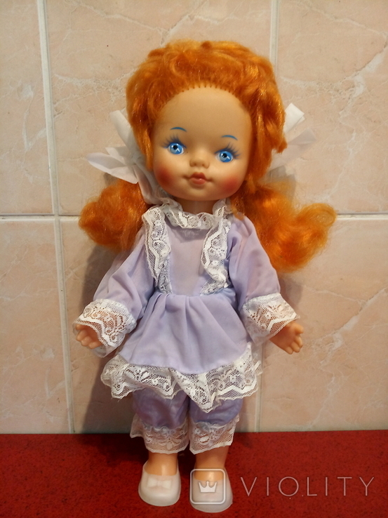 Рідкісна лялька СРСР, 35 см. У рідному одязі та взутті., фото №3