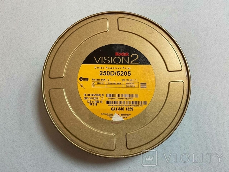 Пустая коробка от киноплёнки Kodak Vision2 250D, фото №2