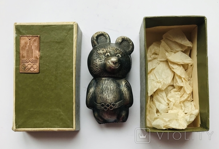 Олімпійський ведмедик в коробці, фото №2