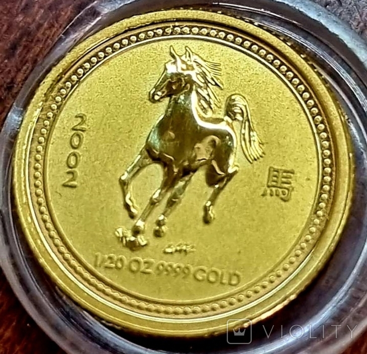 Золотая монета 5 dollars Australia 2002, photo number 7