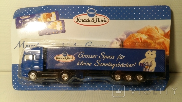 Модель грузовика Man Фура Knack Back Германия 90- 2000 г, фото №2