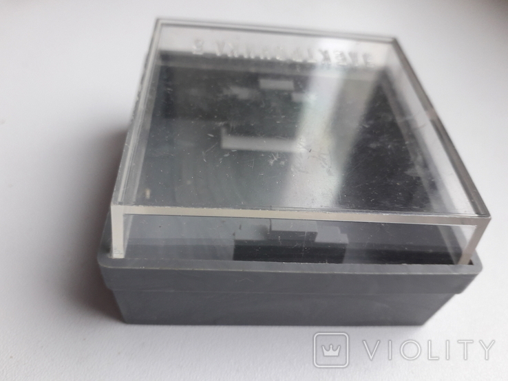 Футляр/коробка к наручным часам Электроника 5, серый корпус.., фото №3