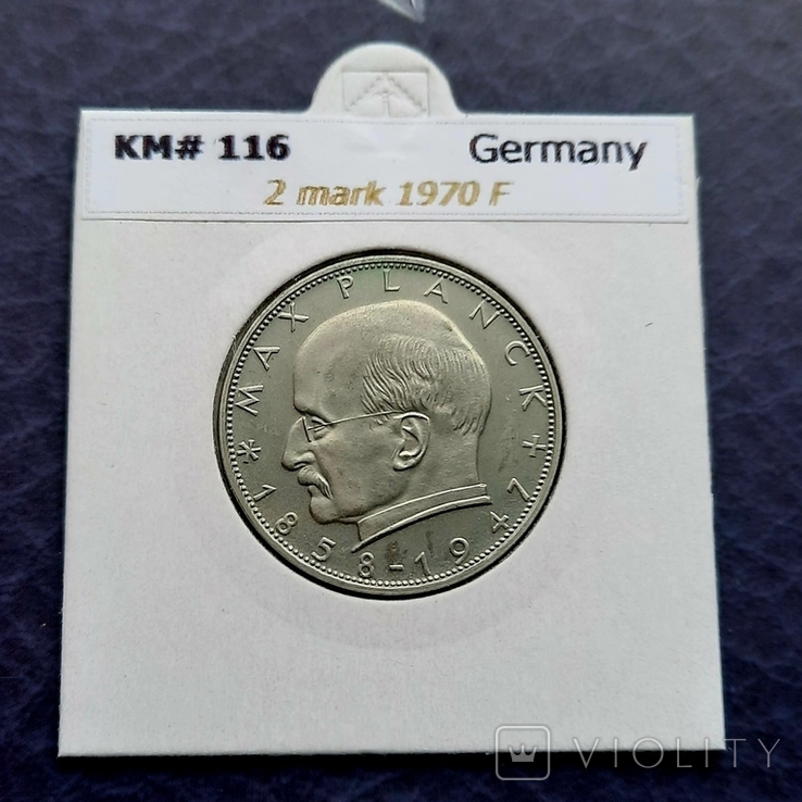 Germany 2 marks 1970, photo number 13