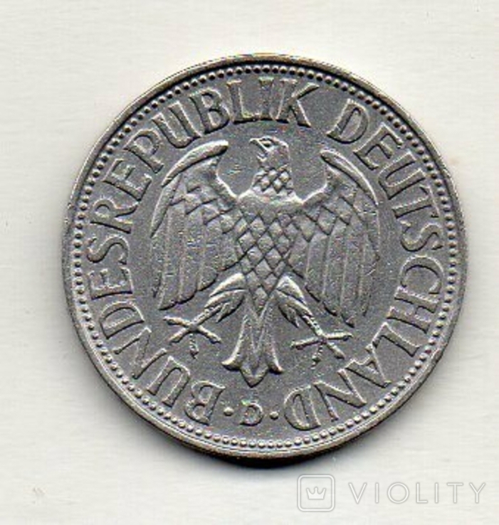 1 mark 1956 D. West Germany Germany, photo number 3