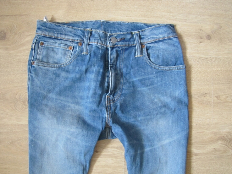 Модные мужские зауженные джинсы Levis 520 оригинал в отличном состоянии, photo number 3