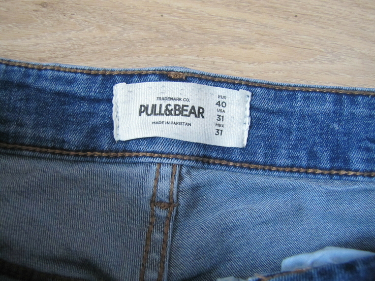Модные мужские зауженные джинсы Paul g Bear оригинал в отличном состоянии, photo number 5