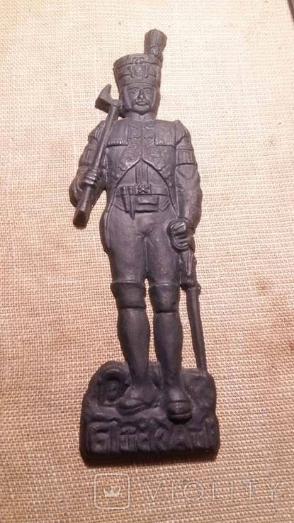 Чугунный немецкий солдат 19 век, фото №2
