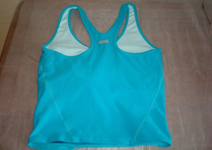  Nike Dri - Fit оригинал майка с топом спортивная женская бирюза, photo number 3