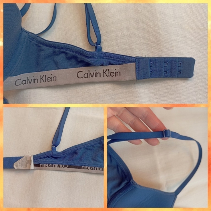 Calvin Klein EUR 70A оригинал Хлопковый бюстгальтер поролон косточка хлопок, numer zdjęcia 9