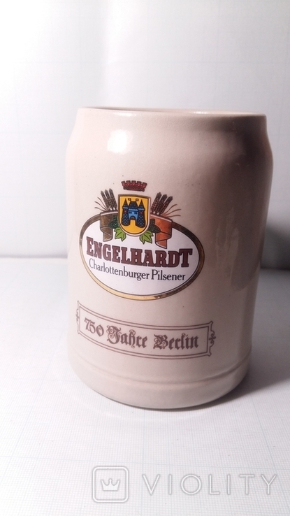 Пивная кружка Engelhardt Rastal Grenzhausen Германия 1987 г, фото №2