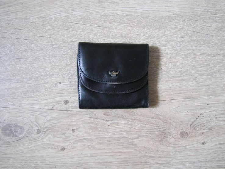 Женский компактный кожаный кошелек Англия, фото №2