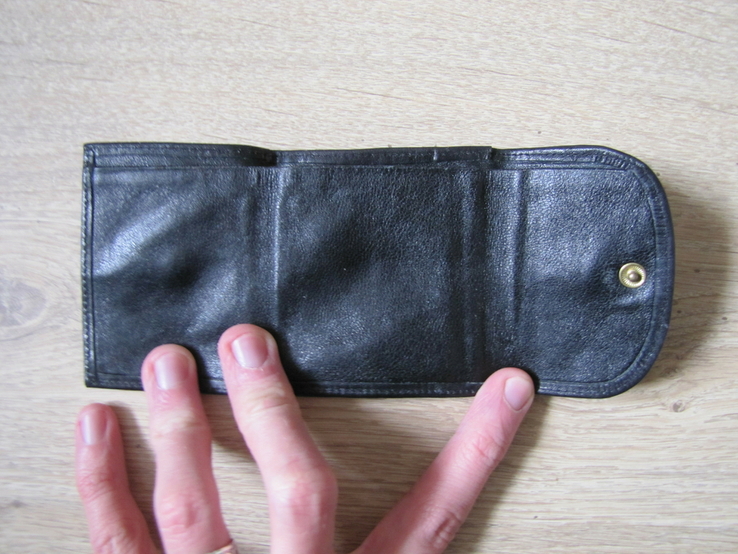 Женский компактный кожаный кошелек Англия, фото №5