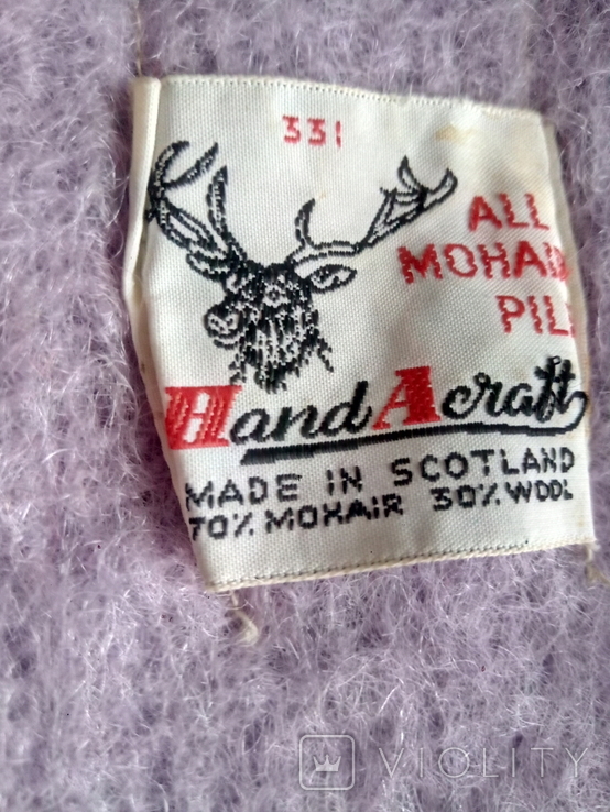 Women's scarf, mohair.Times of the USSR.Scotland., photo number 3