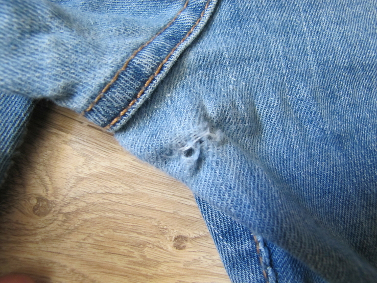 Модные мужские зауженные джинсы HgM оригинал в хорошем состоянии, фото №7