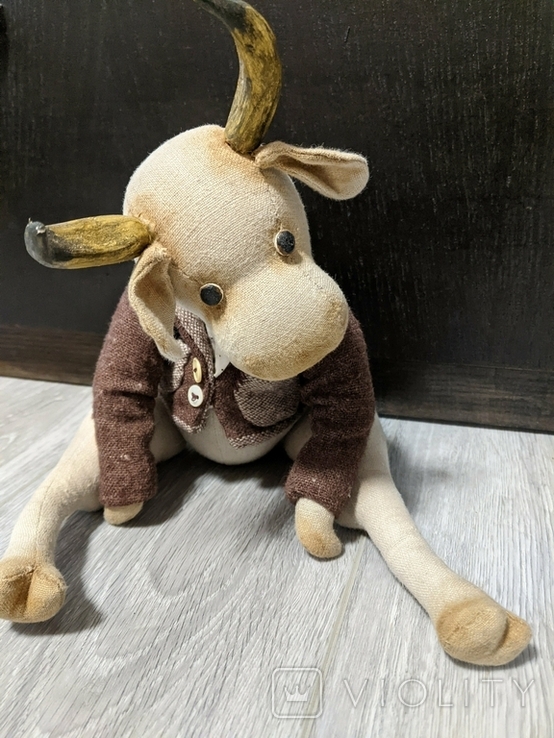 Авторська інтер'єрна іграшка Bull, фото №7