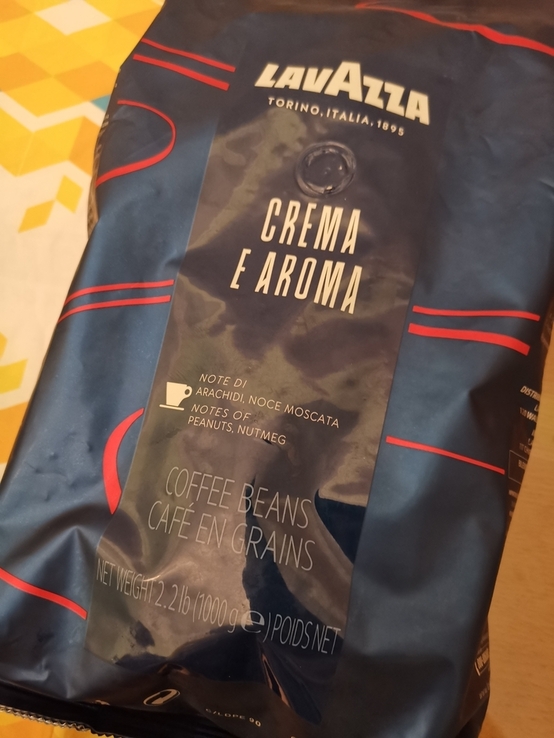 Кава Lavazza Crema e Aroma в зернах 1кг Італія, photo number 6
