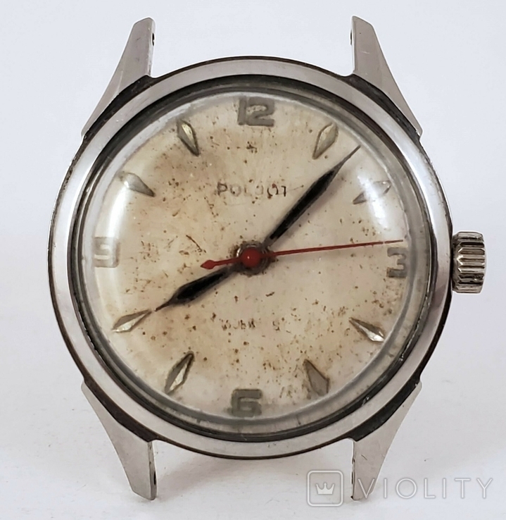 Экспортные часы Poljot Полет. Нержавеющая сталь. Сделано в СССР