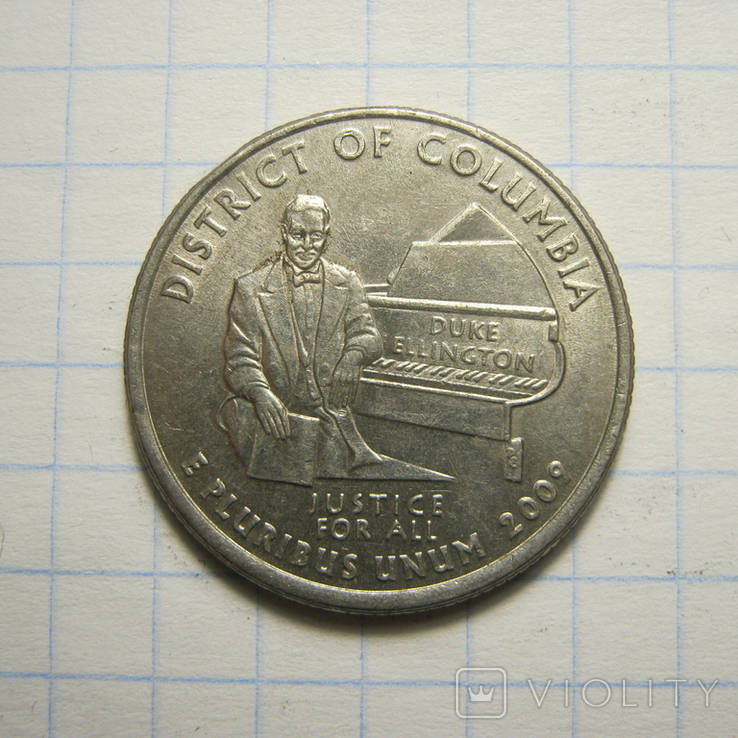 Квотер,25 центів 2009 р.США.12., фото №2