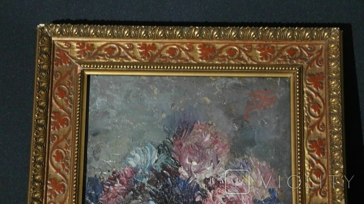 Still life with flowers, France, oil on canvas, XIX century, photo number 3