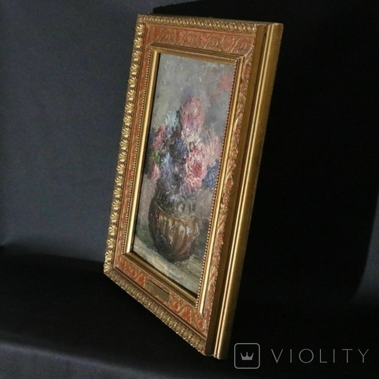 Still life with flowers, France, oil on canvas, XIX century, photo number 8
