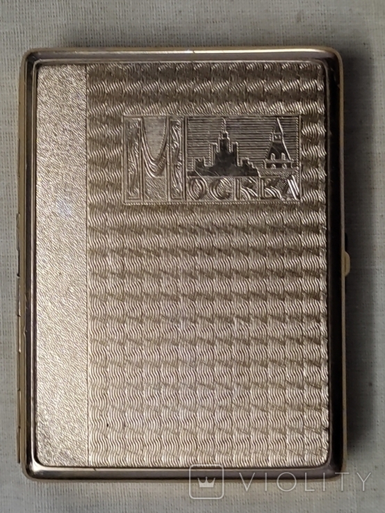 Vintage small cigarette case "Moscow". USSR, photo number 2