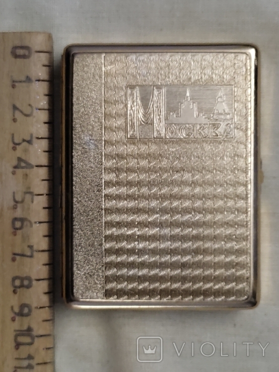 Vintage small cigarette case "Moscow". USSR, photo number 10