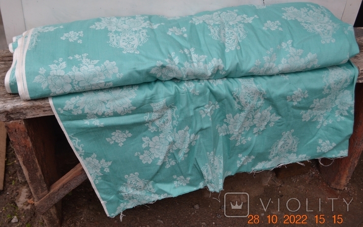 A piece of fabric "Vase of flowers". 100% cotton. Production of Lions. Length 11.85 m Width 1.40 m, photo number 2
