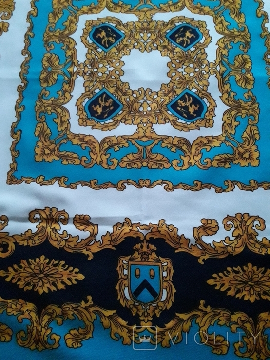 Винтаж платок с гербами Тexture Италия, фото №5