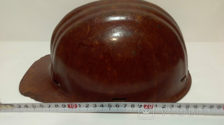 Miner's helmet. Carbolite. Donbass.USSR., photo number 3