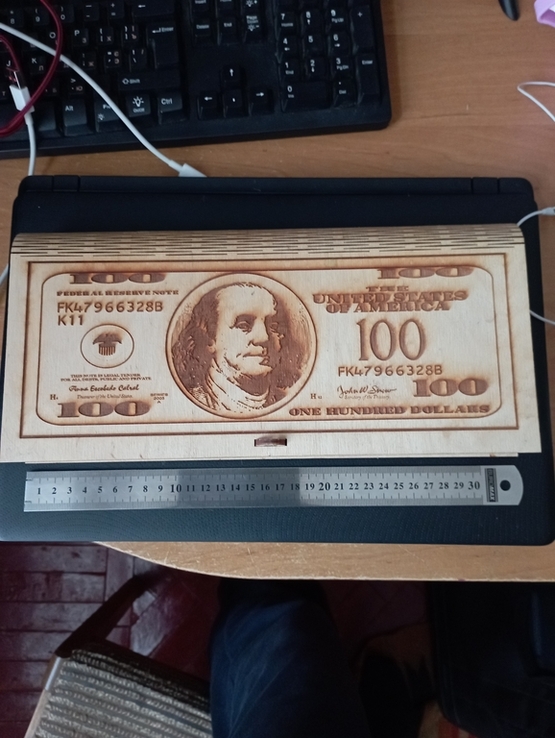 Шкатулка доллар США., фото №2