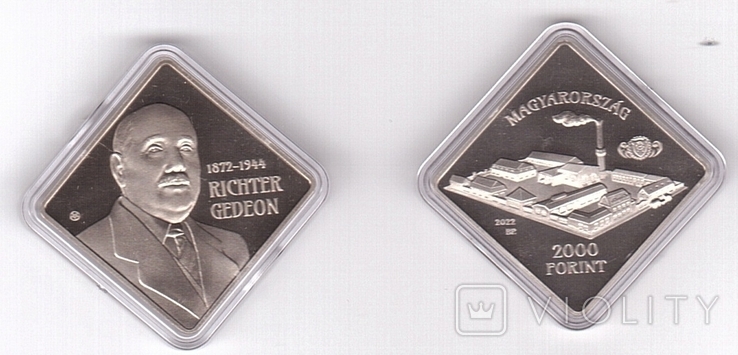 Hungary - 2000 Forint 2022 - 150th Birth Anniversary of Gideon Richter in capsule
