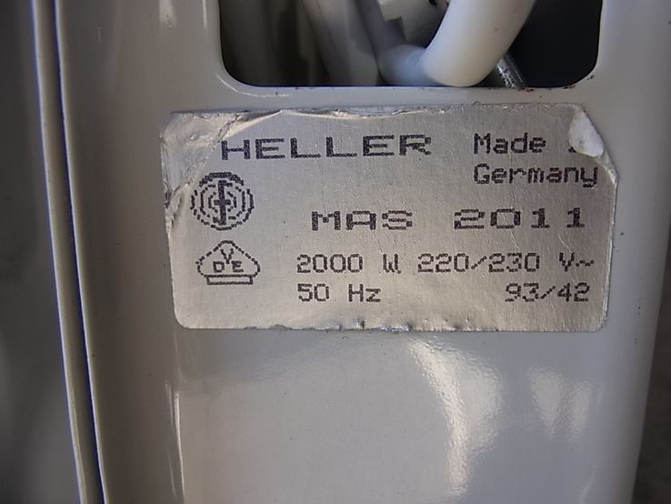 Обігрівач Масляний HELLER на 10 ребер 2000 W з Німеччини, фото №12