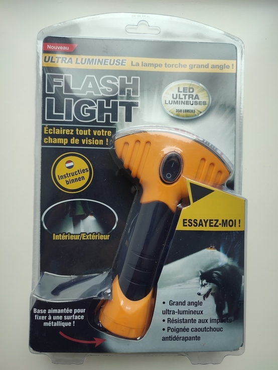 Ручной фонарик Flash Light с широким лучом, фото №2