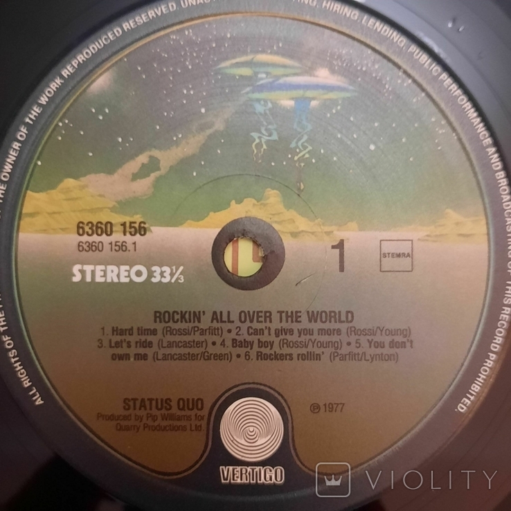 その他 LP Status Quo Rockin All Over The World RJ7323 VERTIGO /00260 Amazon.com: STATUS QUO Rockin' All Over The World LP: CDs & Vinyl