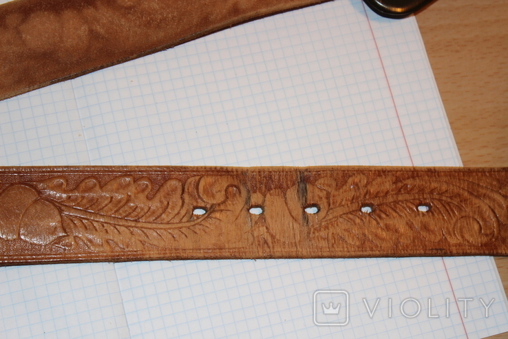 Leather belt, photo number 3